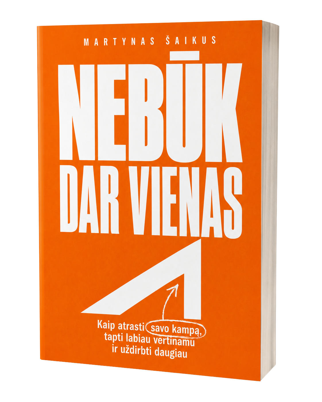 Knygos „Nebūk dar vienas" viršelis